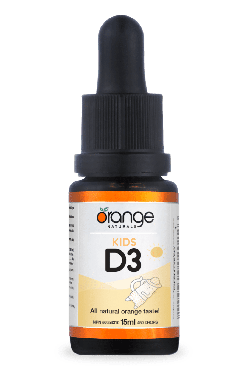 Orange Naturals Kids D3 400IU bottle image