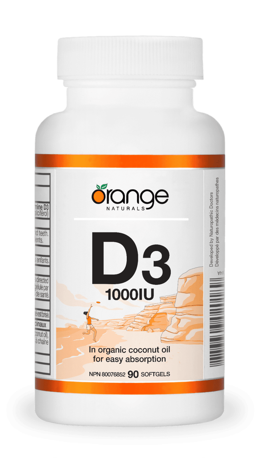 D3 Softgels - organic coconut oil