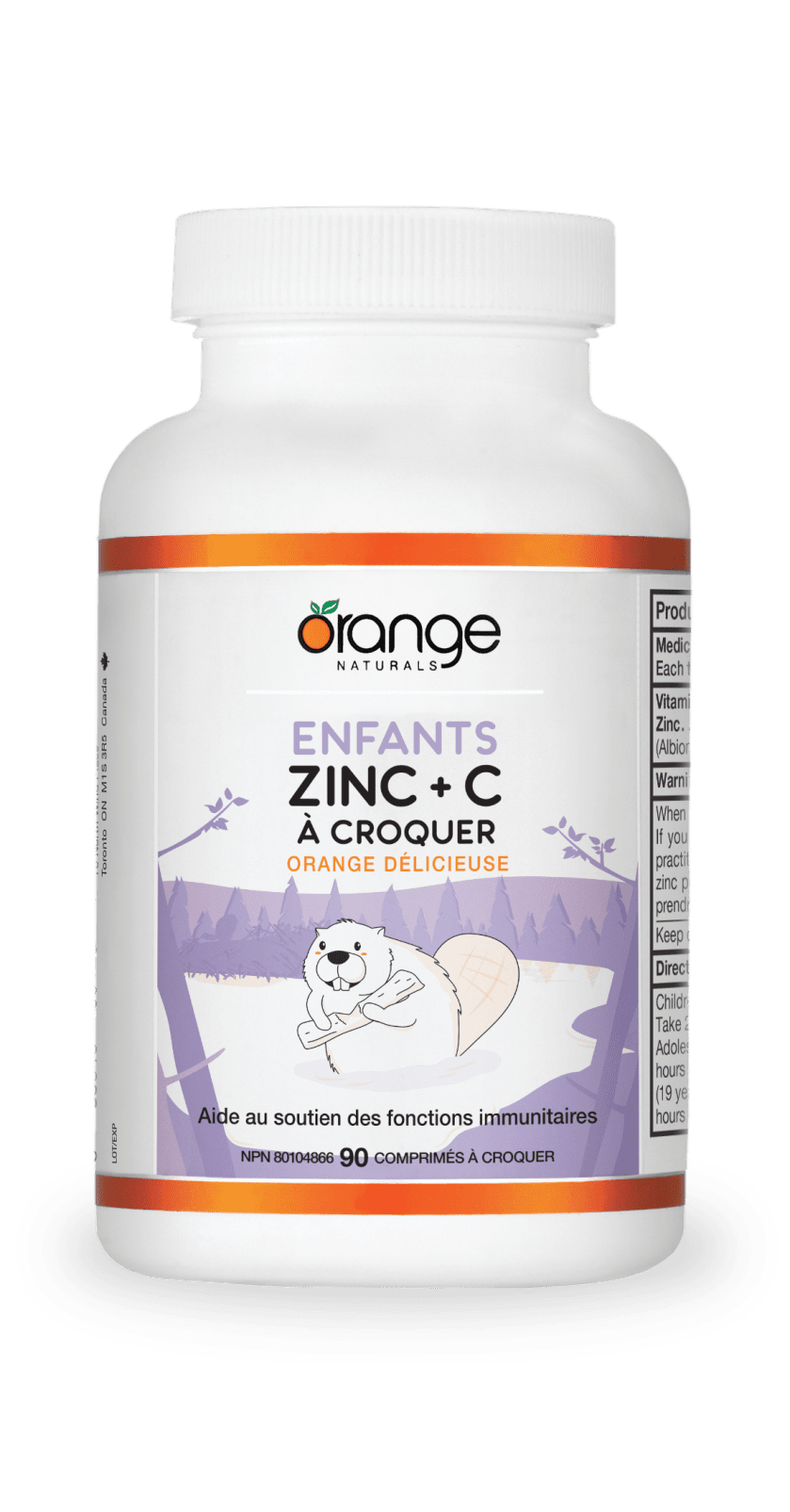 Enfants zinc + C à croquer - orange délicieuse