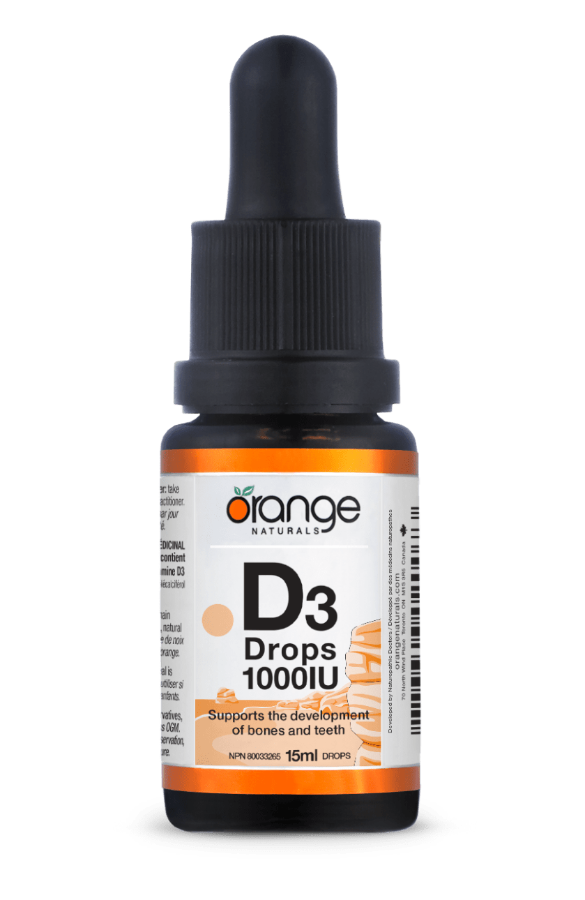 D3 Drops 1000IU orange flavour MCT