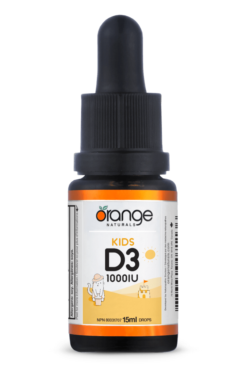 Orange Naturals Kids D3 1000IU bottle image