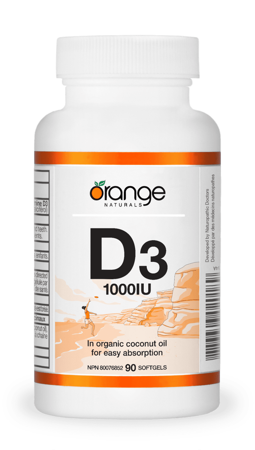 D3 Softgels - organic coconut oil