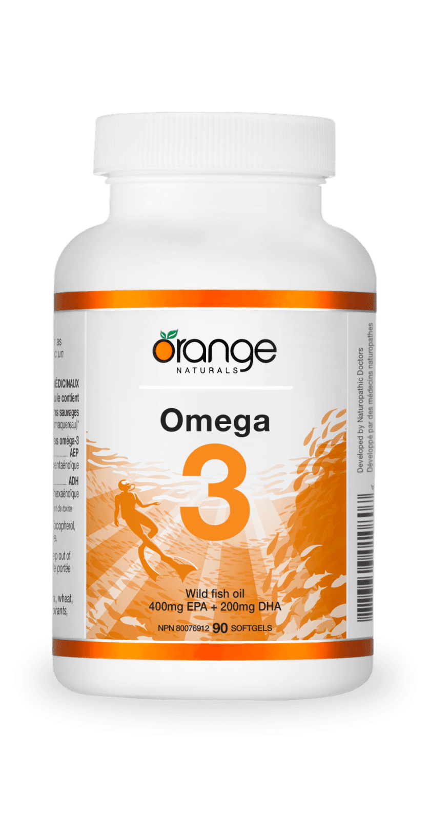Omega-3 Fish Oil 400/200mg 90 softgels