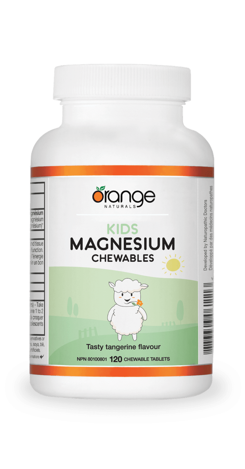 Kids Magnesium Chewables 50mg - Tangerine