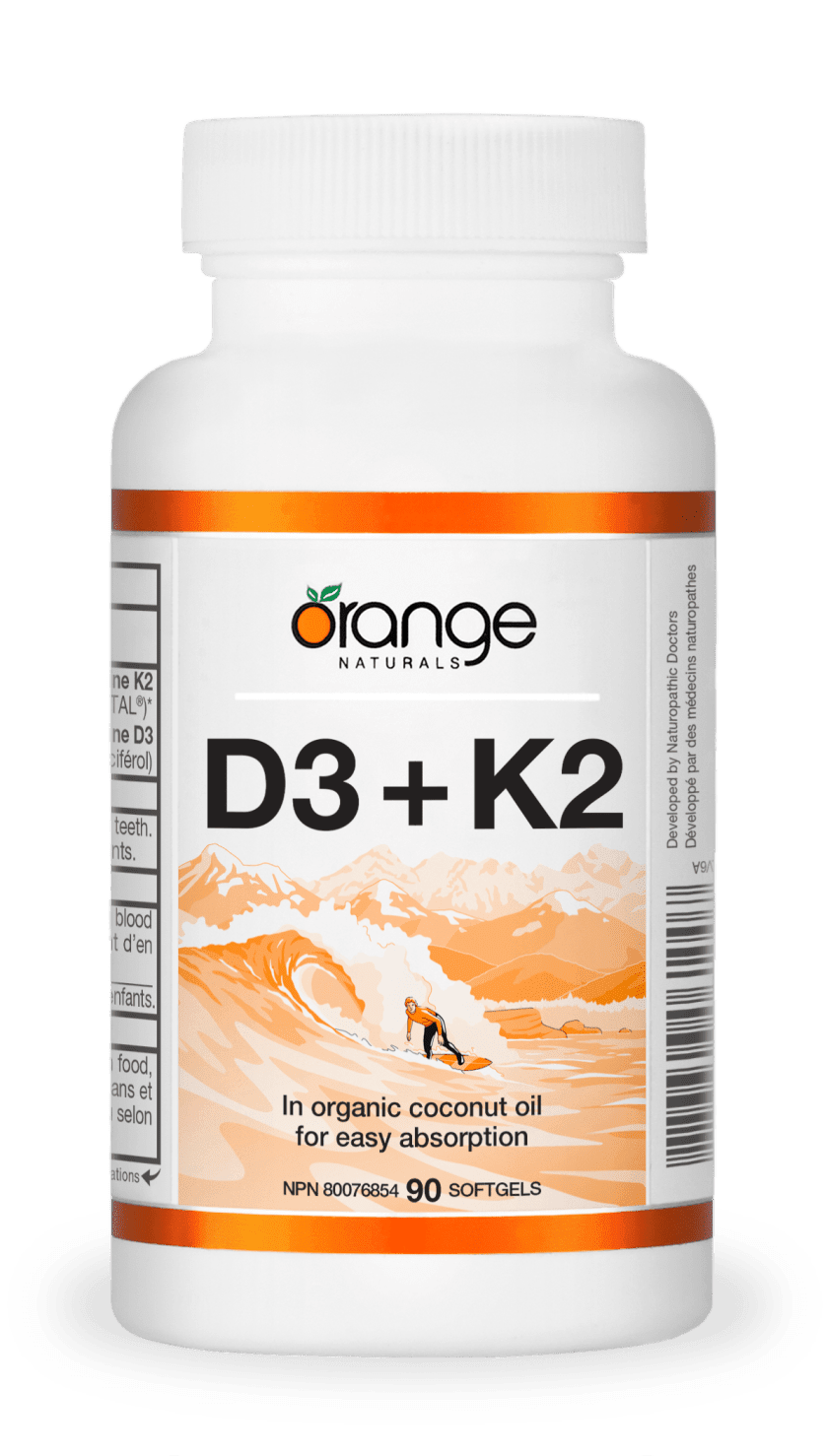 D3 + K2 Softgels - organic coconut oil