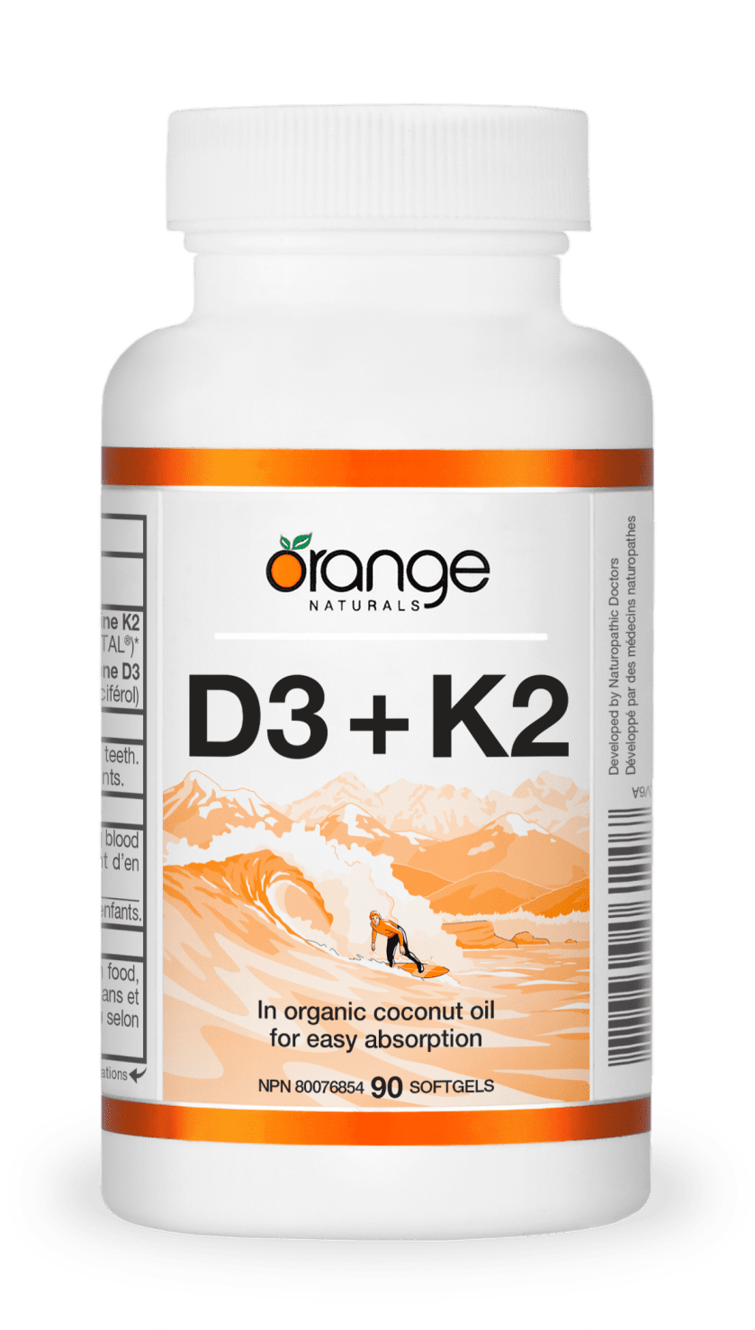 D3 + K2 Softgels - organic coconut oil